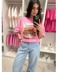 BLUZA ROMA - BŁĘKITNA